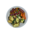 Arabische Nakanek-Würstchen mit Rosmarinkartoffeln