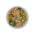Asiatische Mie-Nudeln Huhn Curry