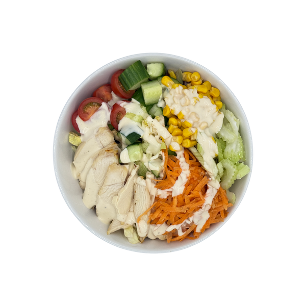 Bunter Hähnchen Salat