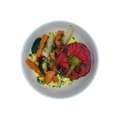 Gefüllte Paprika mit Bulgur & Kichererbsen