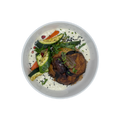 Libanesisches Makloubeh mit Joghurt-Minze-Sauce