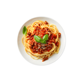 Spaghetti Bolognese mit Parmesan