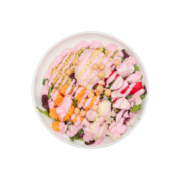 Süßkartoffel Hummus Bowl