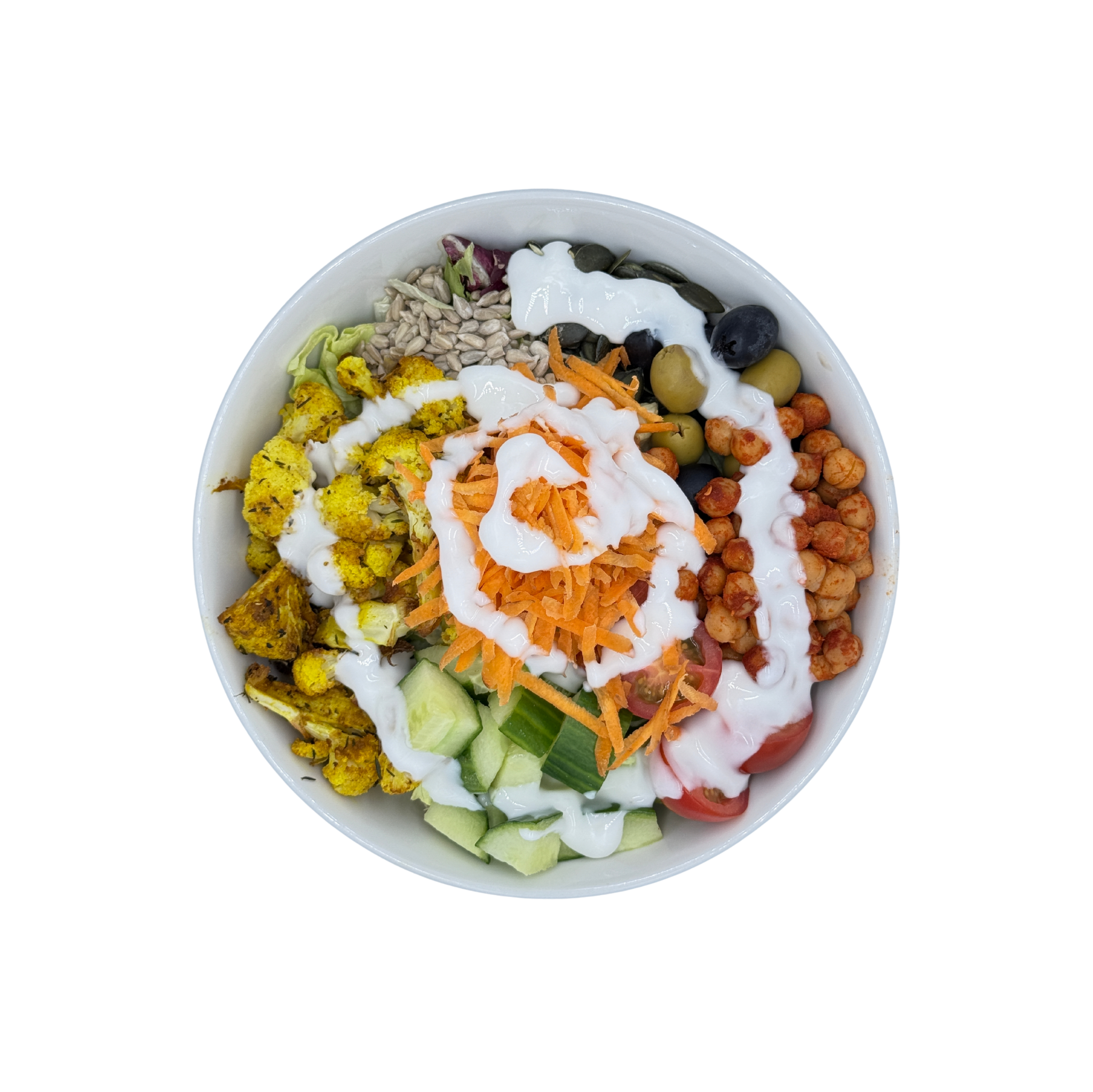 Veganer Roasted Cauliflower Salad